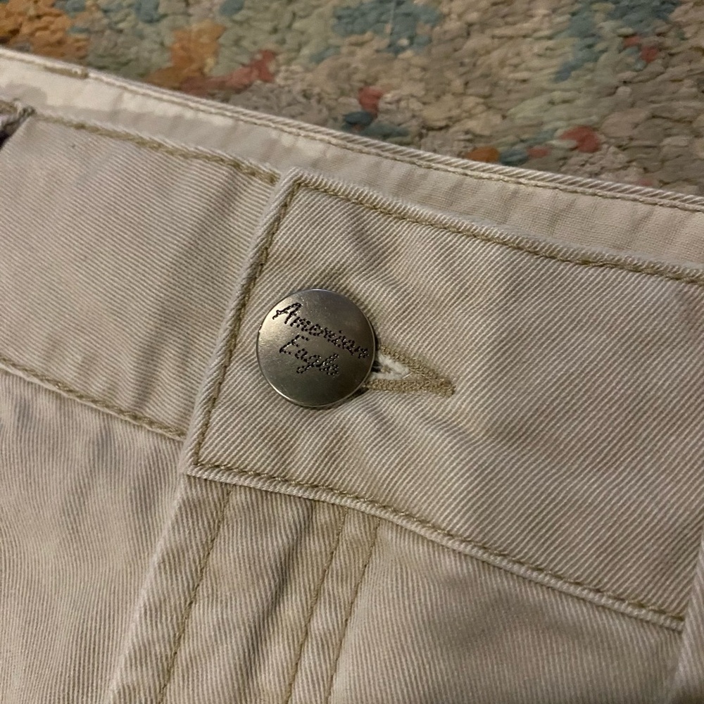 Vintage, American Eagle, Khaki, Mini Skirt - Picture 3 of 6